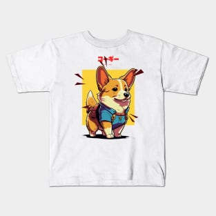 Cute Corgi Kids T-Shirt